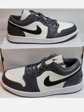 Air Jordan 1 Low Dark‎ Grey/White Sneakers